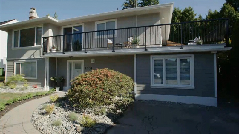 Norman Waine and Jeanine Almeida's North Vancouver home is seen in this undated photo. 