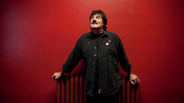 Burton Cummings poses at Massey Hall in Toronto on Monday, Oct. 22, 2012. (THE CANADIAN PRESS/Matthew Sherwood)