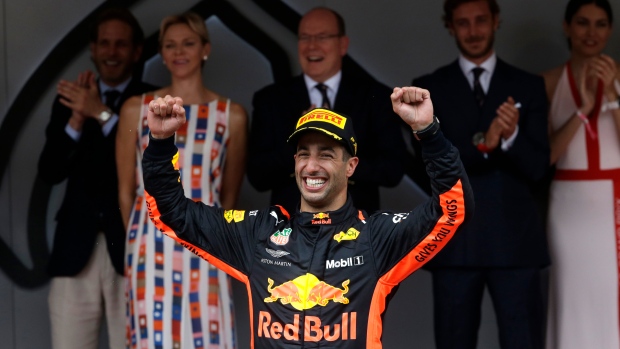 Red Bull's Ricciardo overcomes power loss to win Monaco GP | CTV News