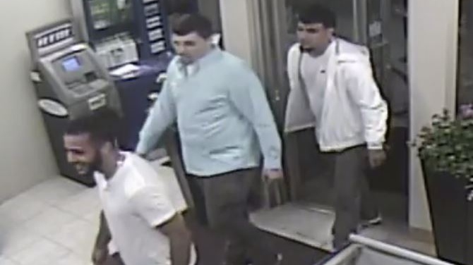 Windsor police released a picture of three suspects wanted after an alleged downtown assault. (Courtesy Windsor police)