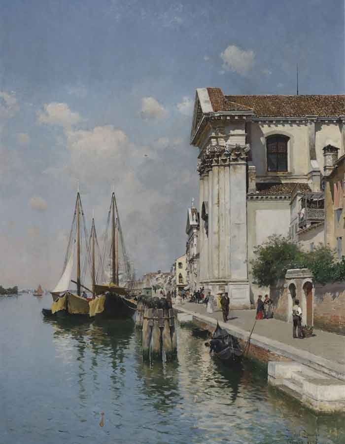 This painting, by well-known Peruvian artist Federico del Campo, is expected to fetch tens of thousands of dollars at Waddington's International Art auction on June 9, 2009.