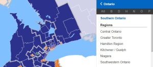 Ontario Election Results Map
