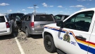 Airdrie RCMP and Calgary police intercepted a vehicle involved in a carjacking in Calgary and arrested the suspects near Crossfield. (Supplied)