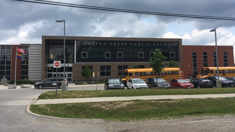 Moffat Creek Public School in Cambridge is pictured on Wednesday, June 13, 2018. (Dan Lauckner / CTV Kitchener)