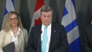 Mayor John Tory speaks at a news conference at city hall in Toronto, on June 15, 2018.