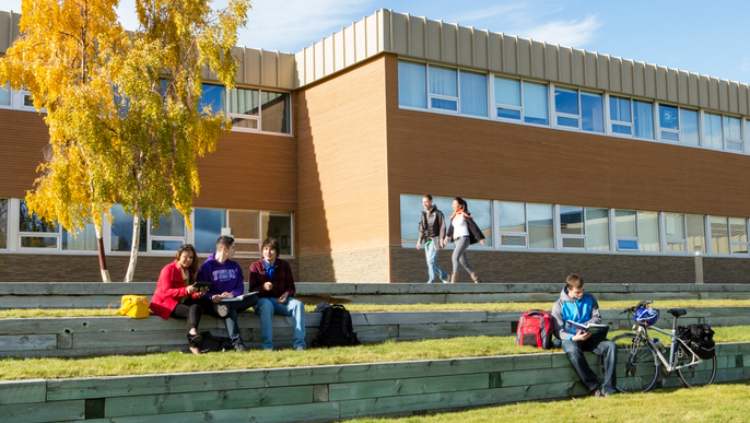 Students at Yukon College