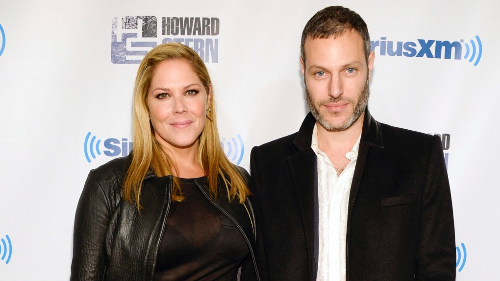 Mary McCormack, left, and husband Michael Morris