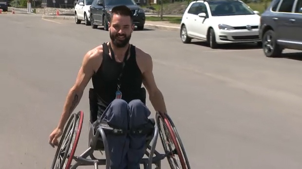 Dalten Campbell - stolen wheelchair recovered