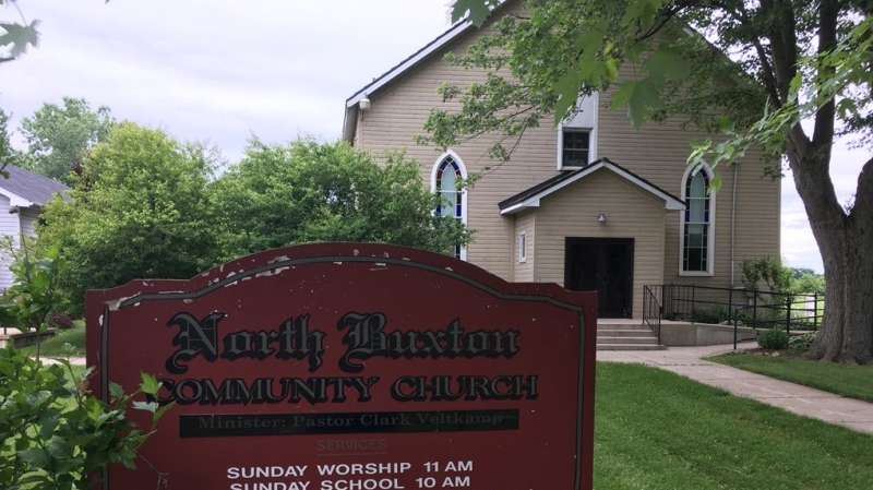 North Buxton Community Church in Chatham-Kent, Ont., on Wednesday, June 20, 2018. (Chris Campbell / CTV Windsor)