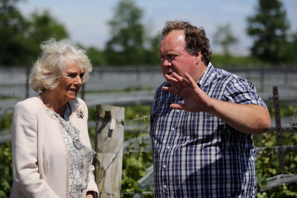 Camilla Duchess of Cornwall with Norman Hardie