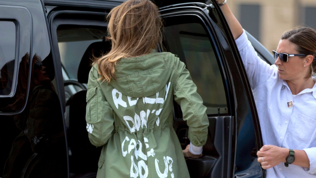 Melania Trump's 'I don't care' jacket spawns trove of memes | CTV News