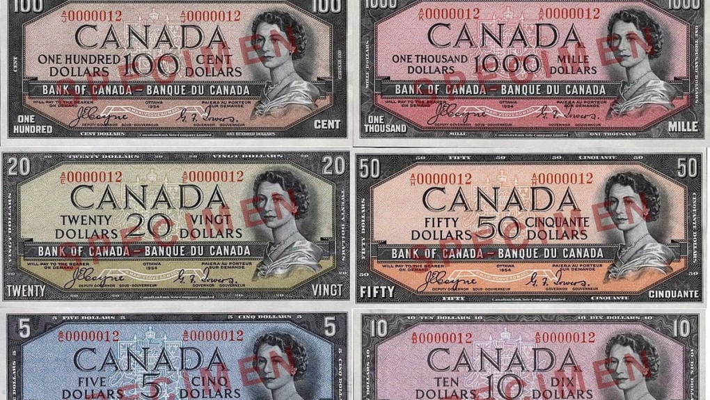 old Canadian currency