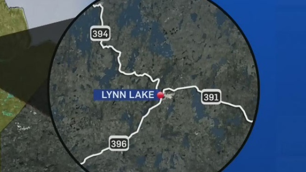 Map of Lynn Lake