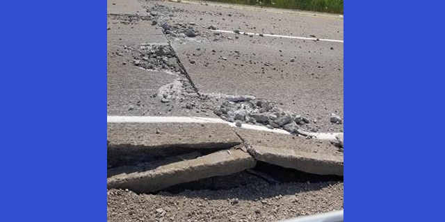 Sections of Highway 3 have buckled under the heat