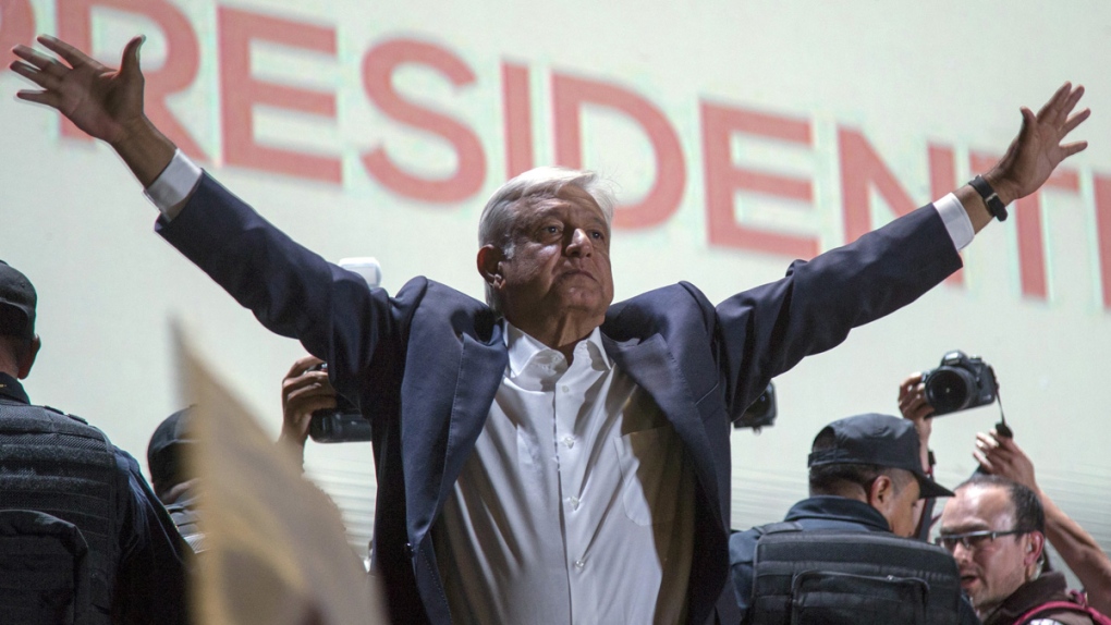 Lopez Obrador acknowledges supporters