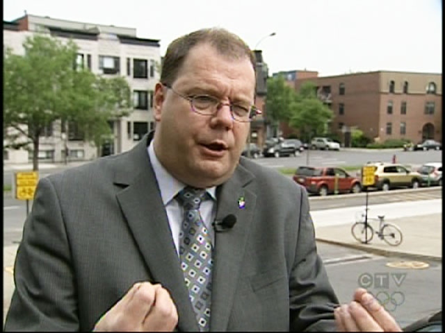 Soci�t� Saint-Jean-Baptiste President Mario Beaulieu speaks about the language spat with CTV Montreal on Monday, June 15, 2009.