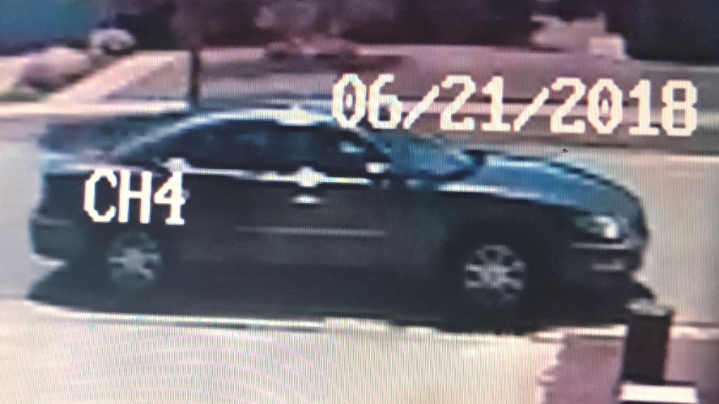 Suspected vehicle involved in break-and-enter