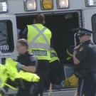 Paramedics treated a male motorcyclist for life-threatening injuries before transporting him to the Ottawa Hospital, Tuesday, June 16, 2009.