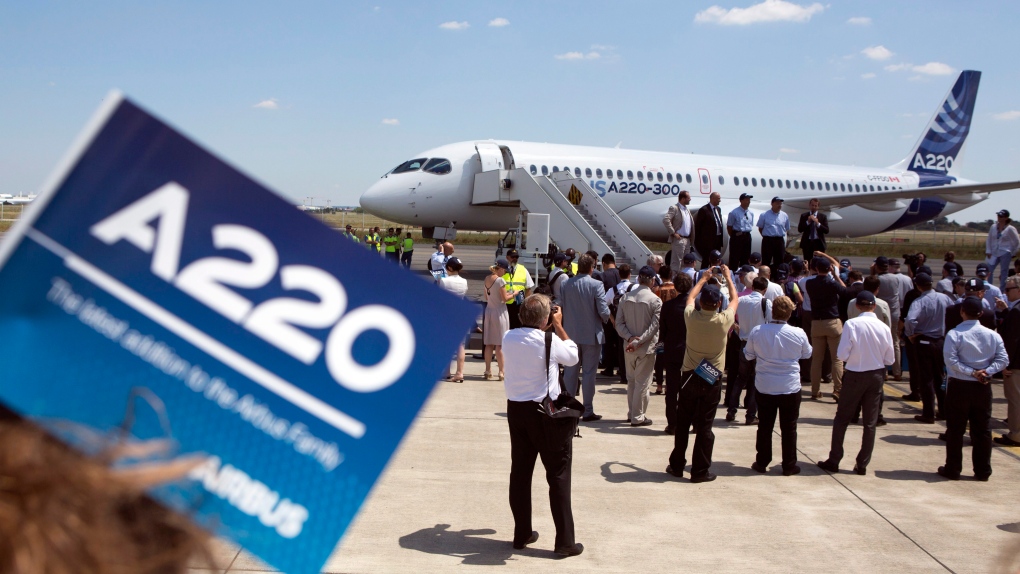 a new Airbus A220
