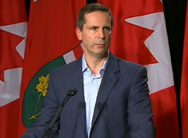 Ontario Premier Dalton McGuinty discusses changes to rules surrounding outside consulting working during a press conference at Queen's Park in Toronto, Wednesday, June 17, 2009.