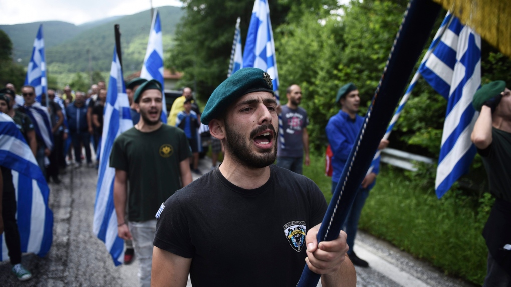 Opponents of the deal between Greece and Macedonia