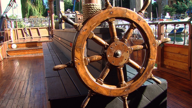 Pirate ship for sale: 600 sq. ft. for $550K