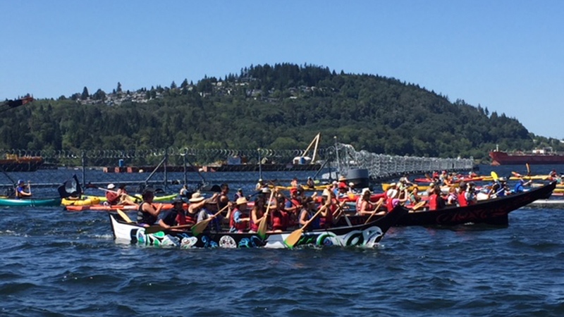 Trans Mountain pipeline protest