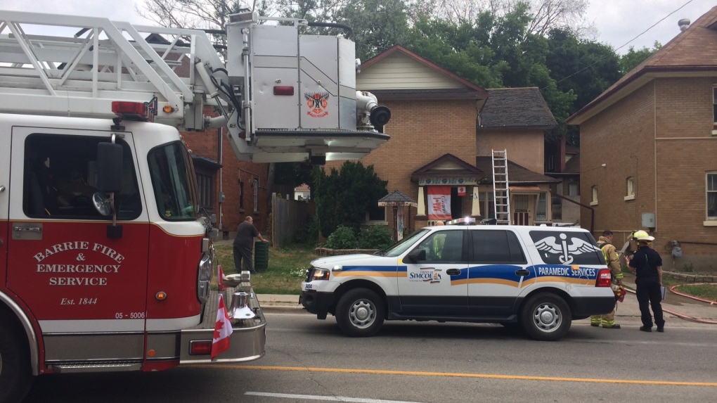 Fire at Ross Street rooming house in Barrie