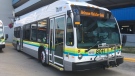 City of Windsor officials were showing off some of the city’s new buses in Windsor, Ont., on Monday, July 16, 2018. (Bob Bellacicco / CTV Windsor)
