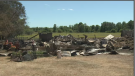 A fire at a rural farm near Toledo, ON, kills dozens of goats. 