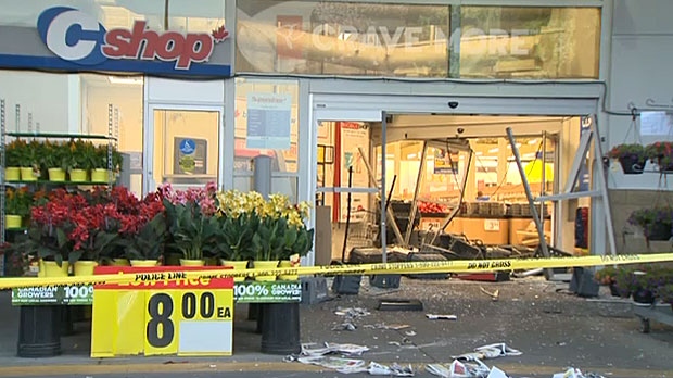 Superstore smash and grab