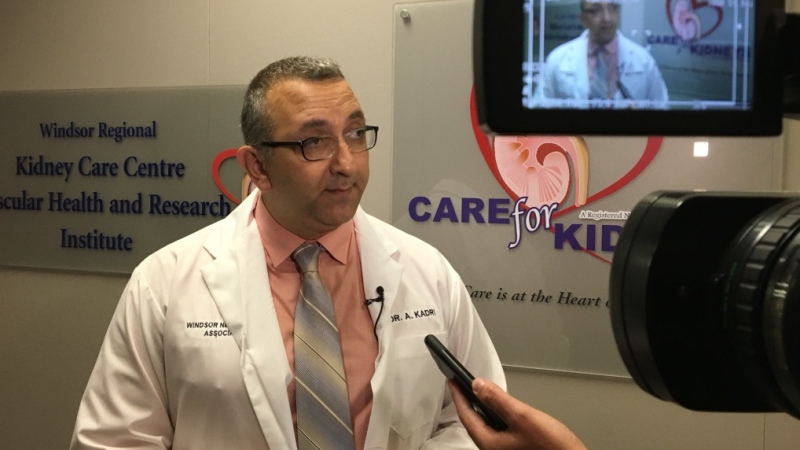 Dr. Albert Kadri addresses his suspension from Windsor Regional on Saturday, July 21, 2018.
(Ricardo Veneza / CTV Windsor)