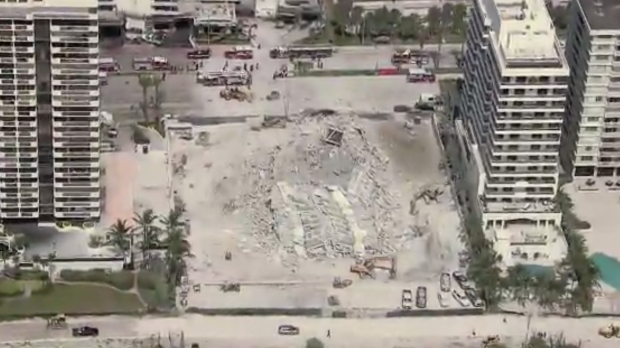 Police: 1 injured in building collapse on Miami Beach ...