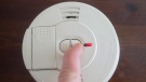 A smoke detector is tested Friday, March 9, 2018 in Montreal. (THE CANADIAN PRESS/Ryan Remiorz)