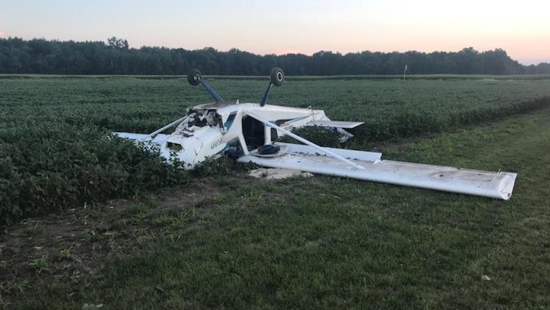 Plane crash in Norfolk County 