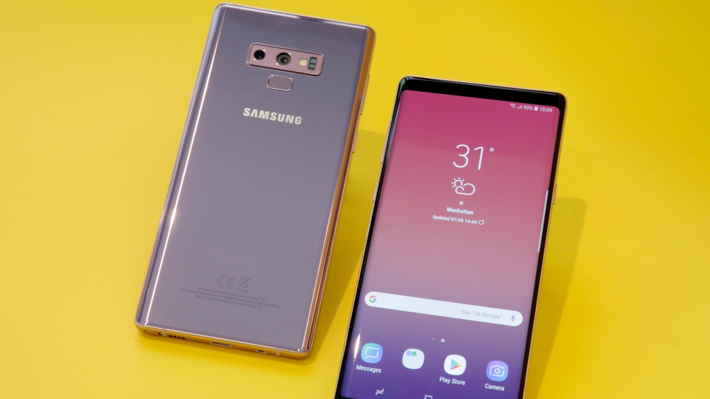 The Samsung Galaxy Note 9