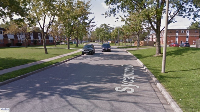 Officers were called to the 2600 block of Sycamore Drive, between Meadowbrook Lane and Hawthorne Drive in Windsor, Ont. (Courtesy Google Maps)