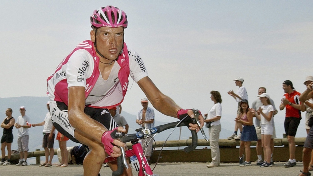 Jan Ullrich during the Tour de France in 2004