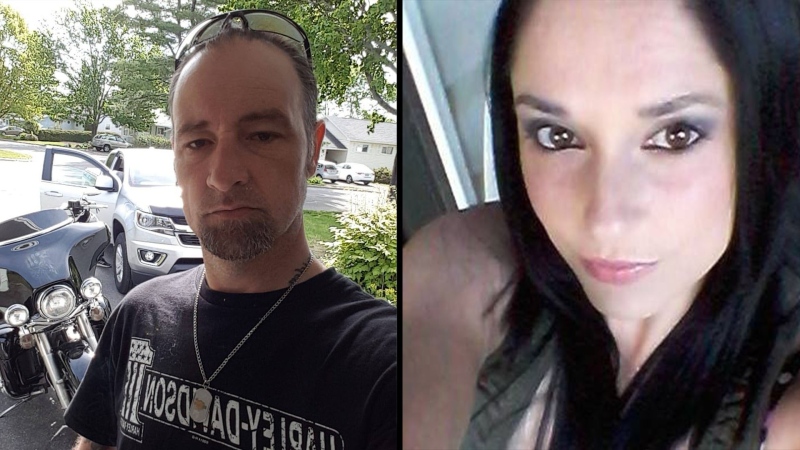 Donnie Robichaud, left, and Bobbie Lee Wright,, right, have been identified as the two civilians killed in a shooting in Fredericton, N.B. on Friday, Aug. 10, 2018. 