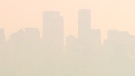 Environment Canada says the air quality in Calgary and Airdrie is expected to hit a 10+ on the scale of health risk.