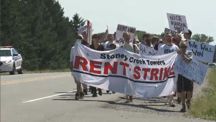 Stoney creek residents protest 