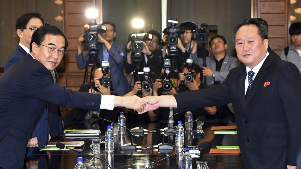 South, North Korea officials meet