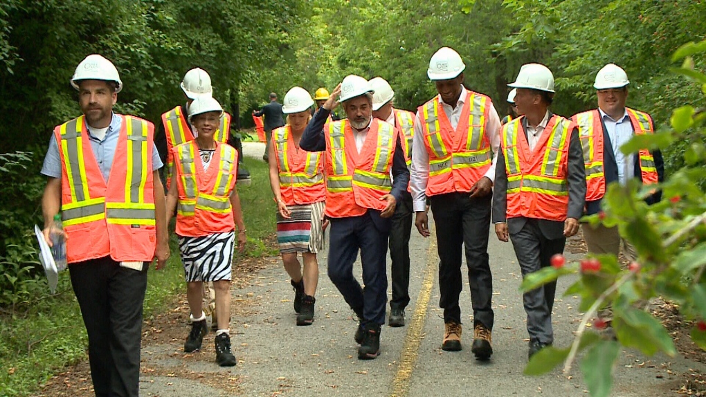 Federal ministers, NCC on tour of Voyageur Pathway