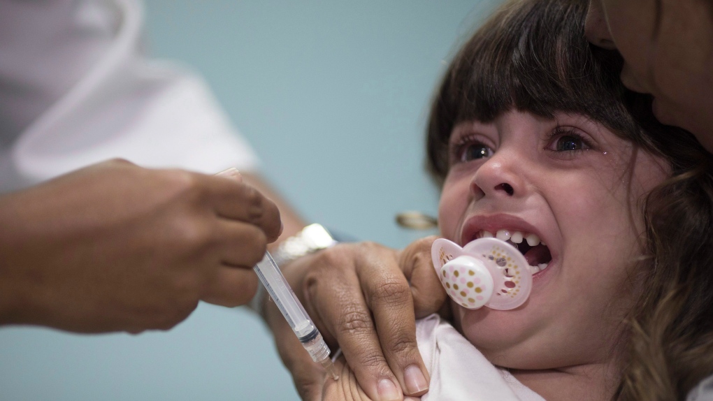 Vaccine against measles in Rio de Janeiro, Brazil