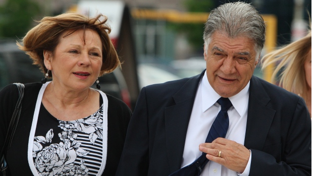Vicky Fontana is seen with her husband Joe Fontana on June 13, 2014. (Dave Chidley / THE CANADIAN PRESS)
