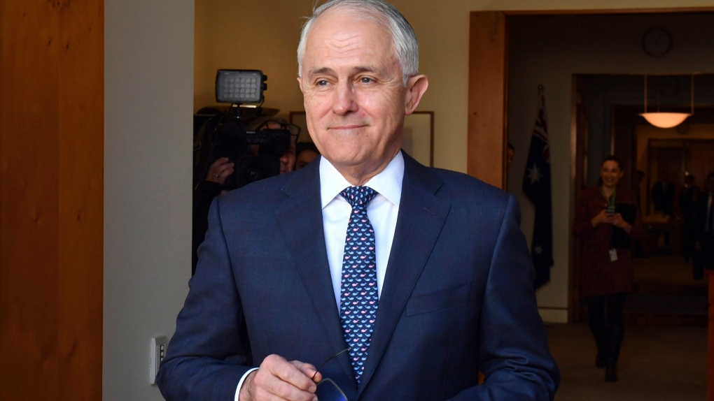 Australia's Prime Minister Malcolm Turnbull