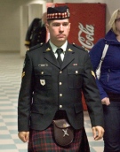 Cpl. Matthew Wilcox of Glace Bay, N.S., heads to his court martial in Sydney, N.S. on Tuesday, June 23, 2009. (Andrew Vaughan / THE CANADIAN PRESS)