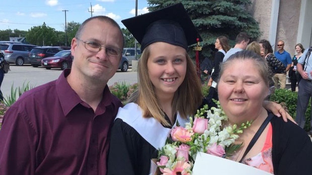 Tammy Rosko, pictured at right with family.