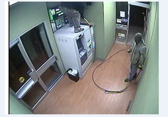 Police are searching for two suspects following an ATM theft in Waterford on Thursday, Aug. 30, 2018.
(Source: OPP)