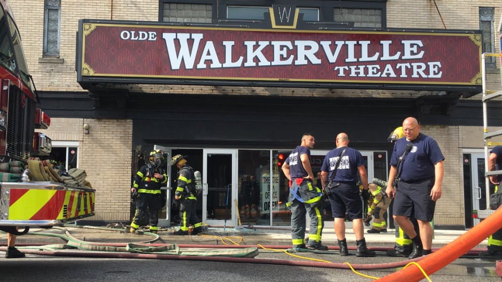 Fire at Olde Walkerville Theatre